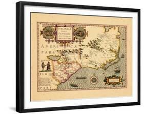 1630, Georgia, Florida, North Carolina, South Carolina, Virginia-null-Framed Giclee Print