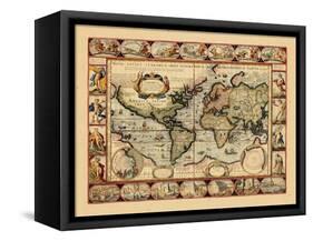 1631, World-null-Framed Stretched Canvas