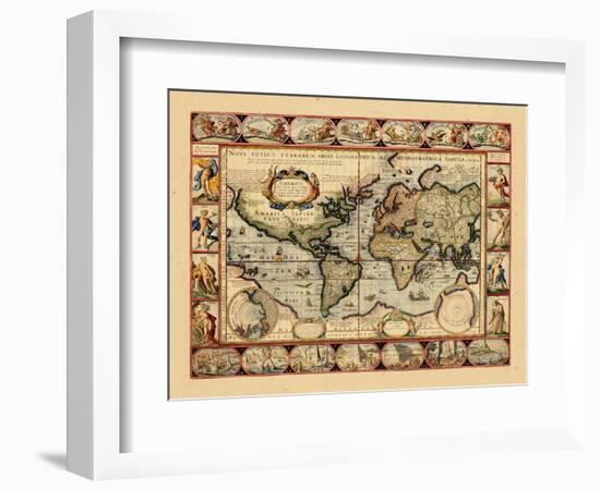 1631, World-null-Framed Giclee Print