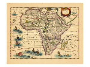 Maps of Africa Posters, Prints, Paintings & Wall Art | AllPosters.com