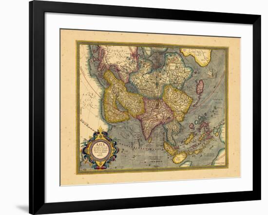 1633, Asia-null-Framed Giclee Print