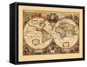 1633, World-null-Framed Stretched Canvas