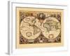 1633, World-null-Framed Premium Giclee Print