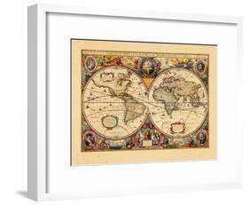 1633, World-null-Framed Giclee Print