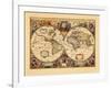 1633, World-null-Framed Giclee Print