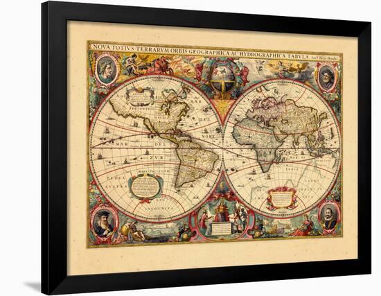 1633, World-null-Framed Giclee Print