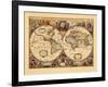 1633, World-null-Framed Giclee Print