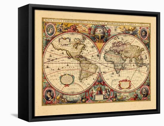 1633, World-null-Framed Stretched Canvas