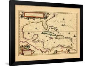1635, West Indies, Central America-null-Framed Giclee Print