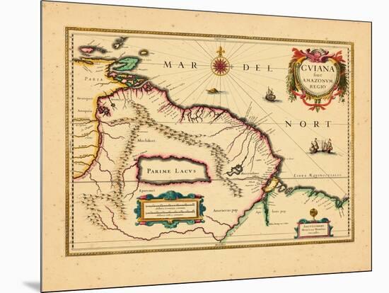 1636, Guyana-null-Mounted Giclee Print