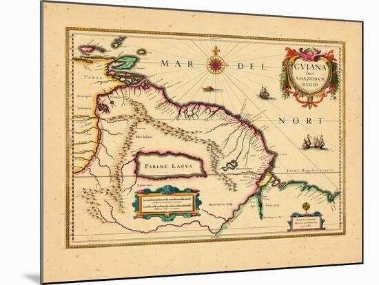 1636, Guyana-null-Mounted Giclee Print