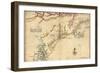 1639 Maps of British Colonies in North America, with Locations of Plymouth and Jamestown-null-Framed Art Print