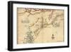 1639 Maps of British Colonies in North America, with Locations of Plymouth and Jamestown-null-Framed Art Print