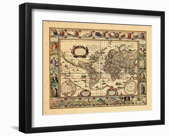 1640, World-null-Framed Giclee Print