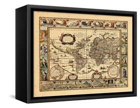 1640, World-null-Framed Stretched Canvas