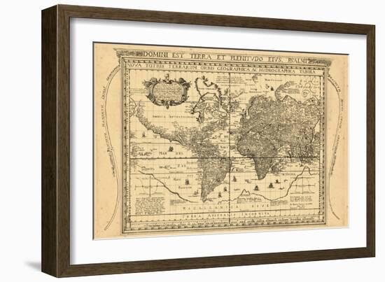 1642, World-null-Framed Giclee Print