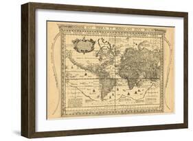 1642, World-null-Framed Giclee Print