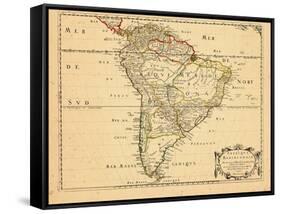 1650, South America-null-Framed Stretched Canvas
