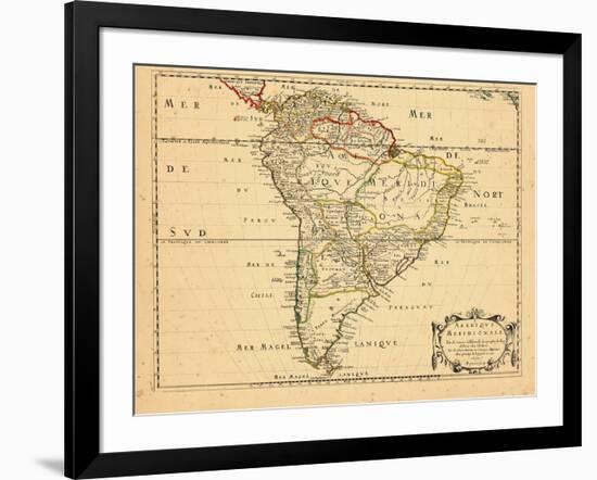 1650, South America-null-Framed Giclee Print