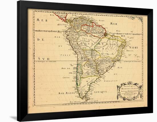 1650, South America-null-Framed Giclee Print