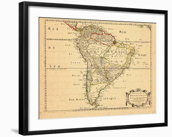 1650, South America-null-Framed Giclee Print