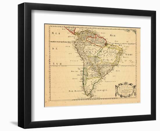 1650, South America-null-Framed Giclee Print