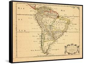 1650, South America-null-Framed Stretched Canvas