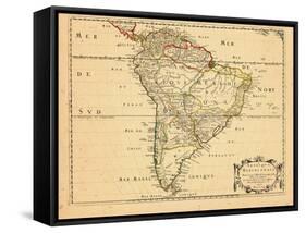 1650, South America-null-Framed Stretched Canvas