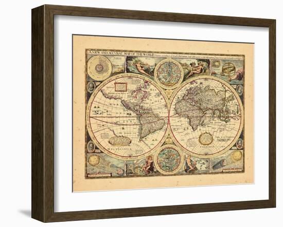 1651, World-null-Framed Giclee Print