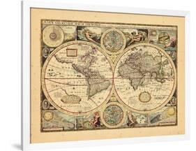 1651, World-null-Framed Giclee Print