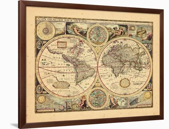 1651, World-null-Framed Giclee Print