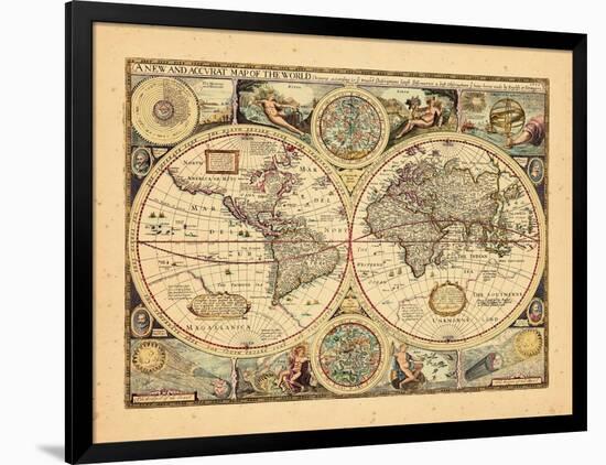 1651, World-null-Framed Giclee Print