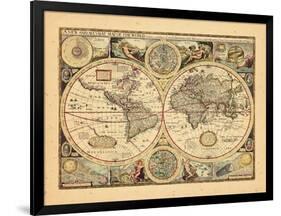 1651, World-null-Framed Giclee Print