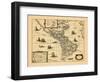 1652, North America, South America-null-Framed Giclee Print