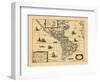 1652, North America, South America-null-Framed Giclee Print