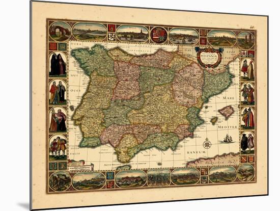 1652, Portugal, Spain-null-Mounted Giclee Print