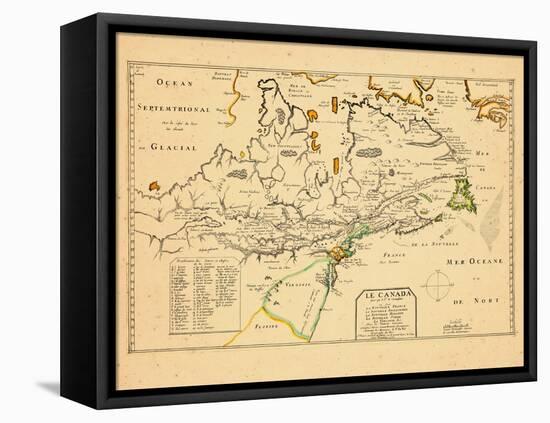 1653, Canada, Florida, Virginia-null-Framed Stretched Canvas