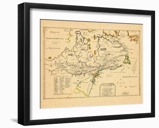 1653, Canada, Florida, Virginia-null-Framed Giclee Print