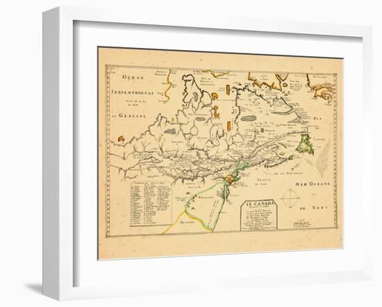 1653, Canada, Florida, Virginia-null-Framed Giclee Print