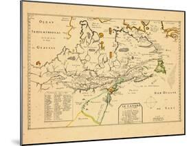 1653, Canada, Florida, Virginia-null-Mounted Giclee Print
