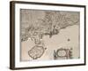 1655 Map of South China Coast by Martino Martini-null-Framed Art Print