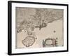 1655 Map of South China Coast by Martino Martini-null-Framed Art Print