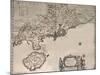 1655 Map of South China Coast by Martino Martini-null-Mounted Art Print