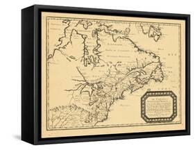 1656, Canada, Florida, Massachusetts, Virginia-null-Framed Stretched Canvas