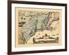 1656, Massachusetts, New York, Nova Scotia, Virginia-null-Framed Premium Giclee Print