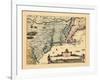 1656, Massachusetts, New York, Nova Scotia, Virginia-null-Framed Giclee Print