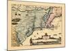 1656, Massachusetts, New York, Nova Scotia, Virginia-null-Mounted Giclee Print