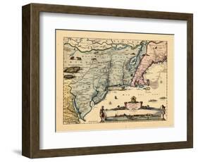 1656, Massachusetts, New York, Nova Scotia, Virginia-null-Framed Giclee Print