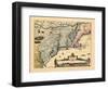 1656, Massachusetts, New York, Nova Scotia, Virginia-null-Framed Giclee Print