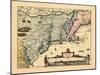 1656, Massachusetts, New York, Nova Scotia, Virginia-null-Mounted Giclee Print